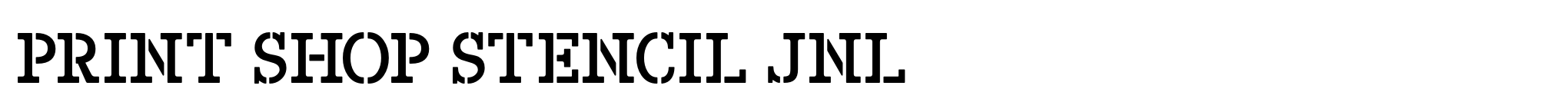Print Shop Stencil JNL image